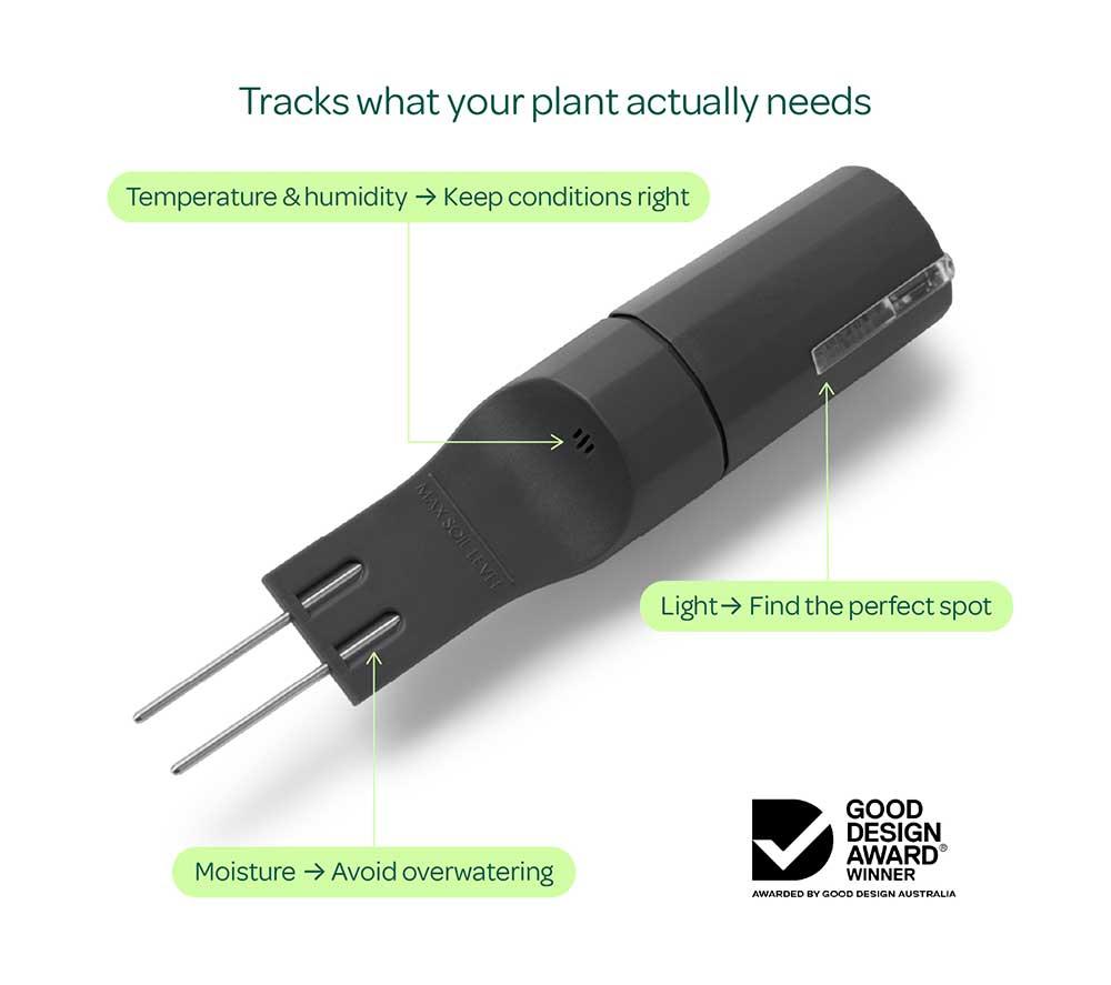 WILLOW Plant Sensor Starter Pack - Charcoal, Pack of 3 image number 3 of 7