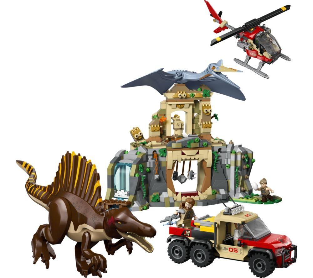 LEGO Jurassic World 76976 Spinosaurus & Quetzalcoatlus Air Mission Set image number 2 of 5