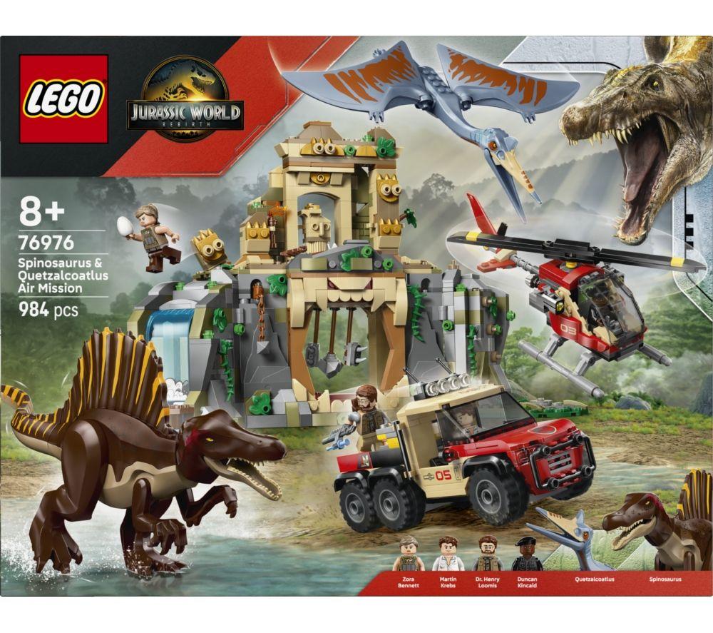 LEGO Jurassic World 76976 Spinosaurus & Quetzalcoatlus Air Mission Set image number 3 of 5