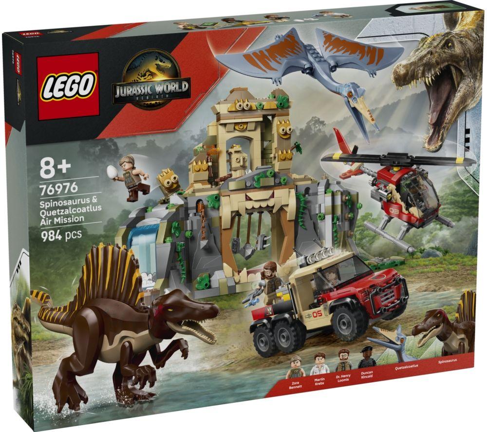LEGO Jurassic World 76976 Spinosaurus & Quetzalcoatlus Air Mission Set image number 5 of 5