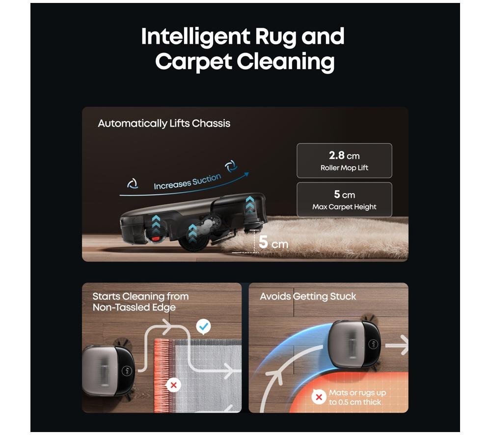 EUFY Omni S2 Robot Vacuum Cleaner & All-in-One Station - Black image number 6 of 13