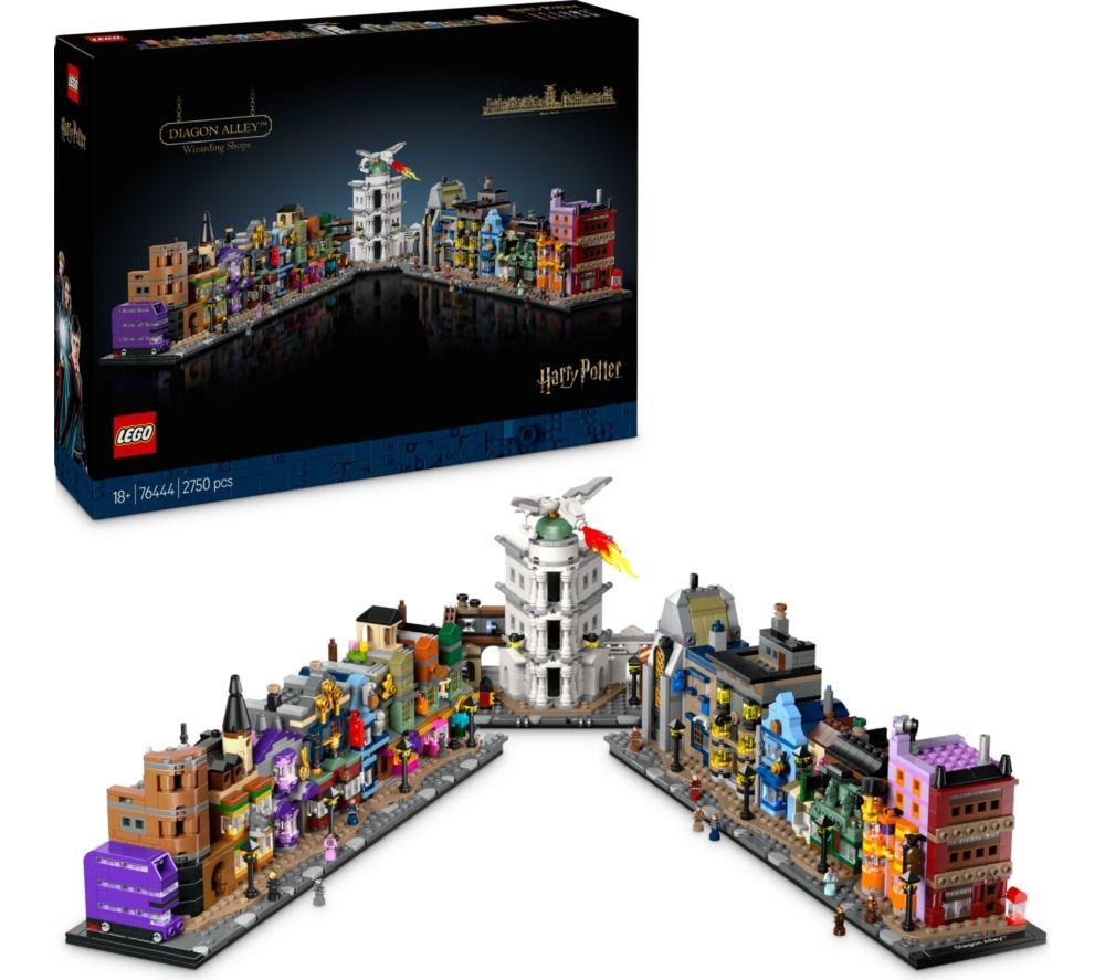 Lego Harry Potter 76444 Diagon Alley Wizarding Shops Set For Adults