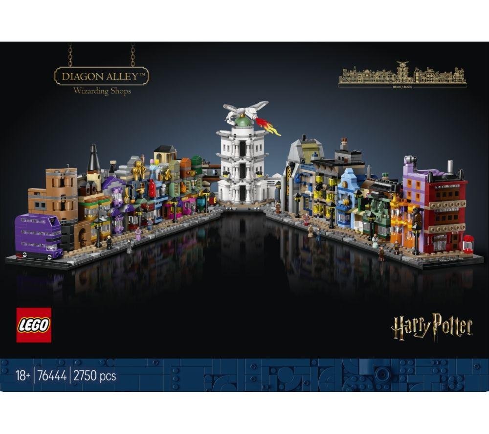 LEGO Harry Potter 76444 Diagon Alley Wizarding Shops Set for Adults image number 2 of 8
