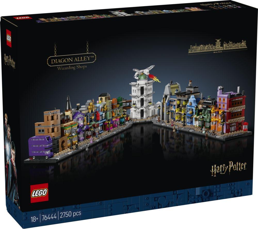 LEGO Harry Potter 76444 Diagon Alley Wizarding Shops Set for Adults image number 4 of 8