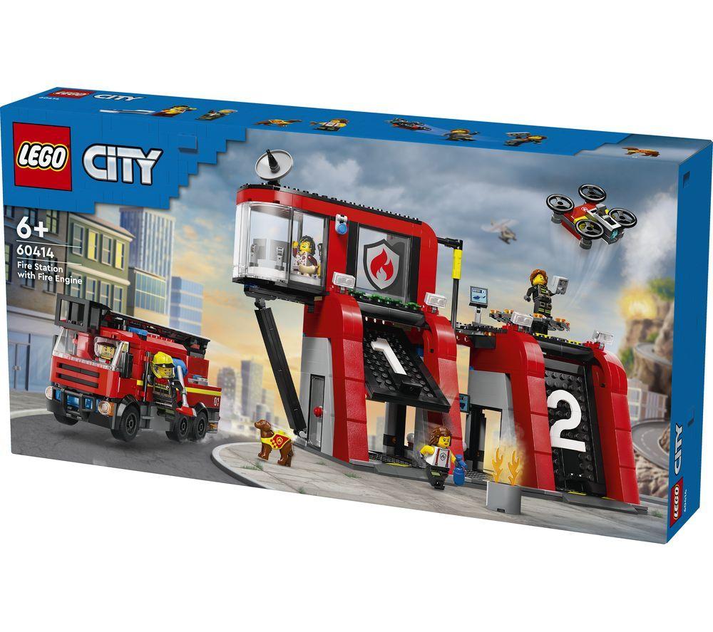 LEGO City 60414 Fire Station with Fire Truck image number 5 of 8