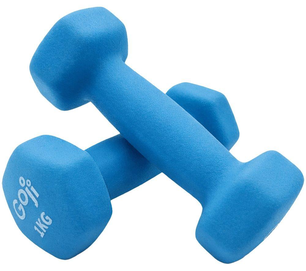 GOJI G1KGDB26 Dumbbell - Set of 2, Blue image number 2 of 6