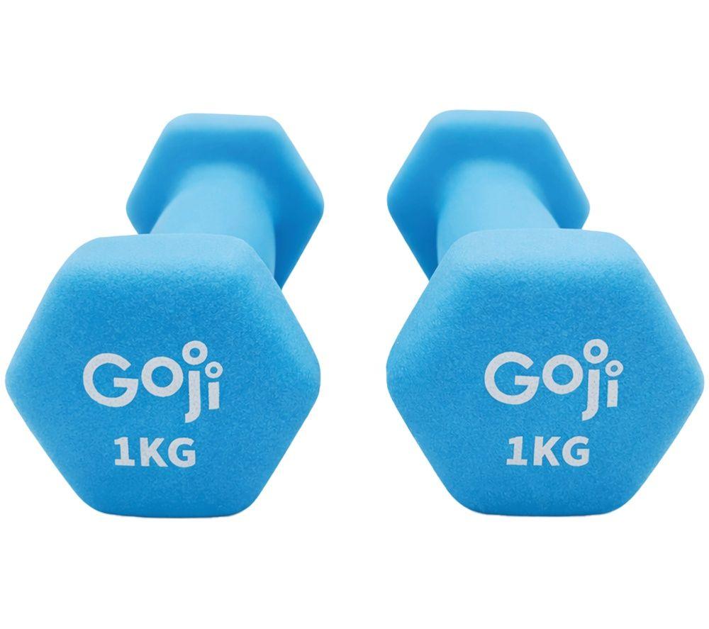 GOJI G1KGDB26 Dumbbell - Set of 2, Blue image number 4 of 6