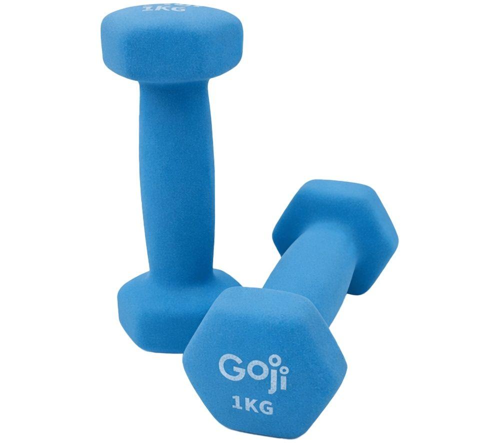 GOJI G1KGDB26 Dumbbell - Set of 2, Blue image number 6 of 6