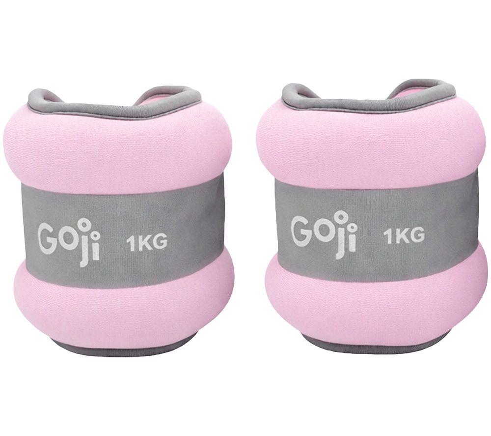 GOJI G1KGADB26 Ankle Wrist Weight - 1 Pair, Pink