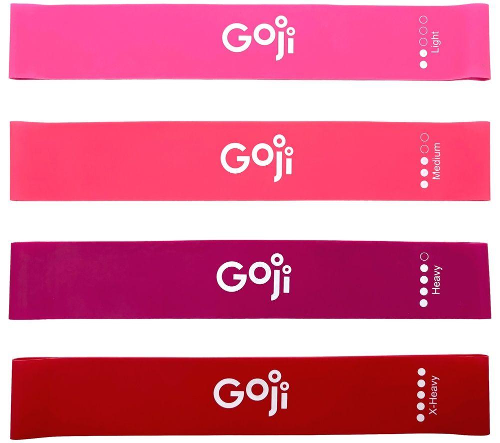 GOJI Elastic Resistance Band - Pack of 4
