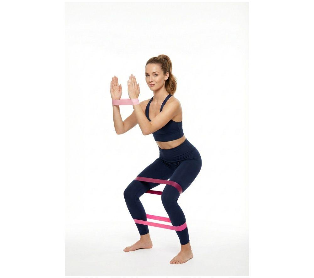 GOJI Elastic Resistance Band - Pack of 4 image number 3 of 5