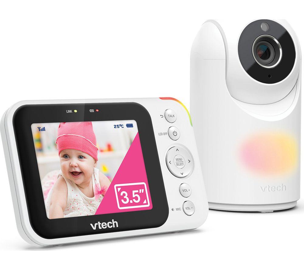VTECH VM4263 3.5inch Pan & Tilt Video Baby Monitor - White
