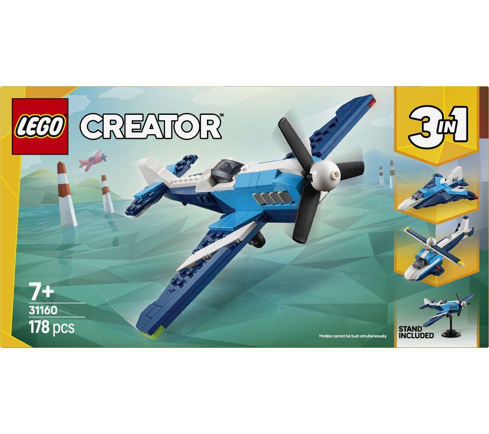 LEGO Creator 31160 3-in-1 Aircraft: Race Plane Set image number 4 of 5