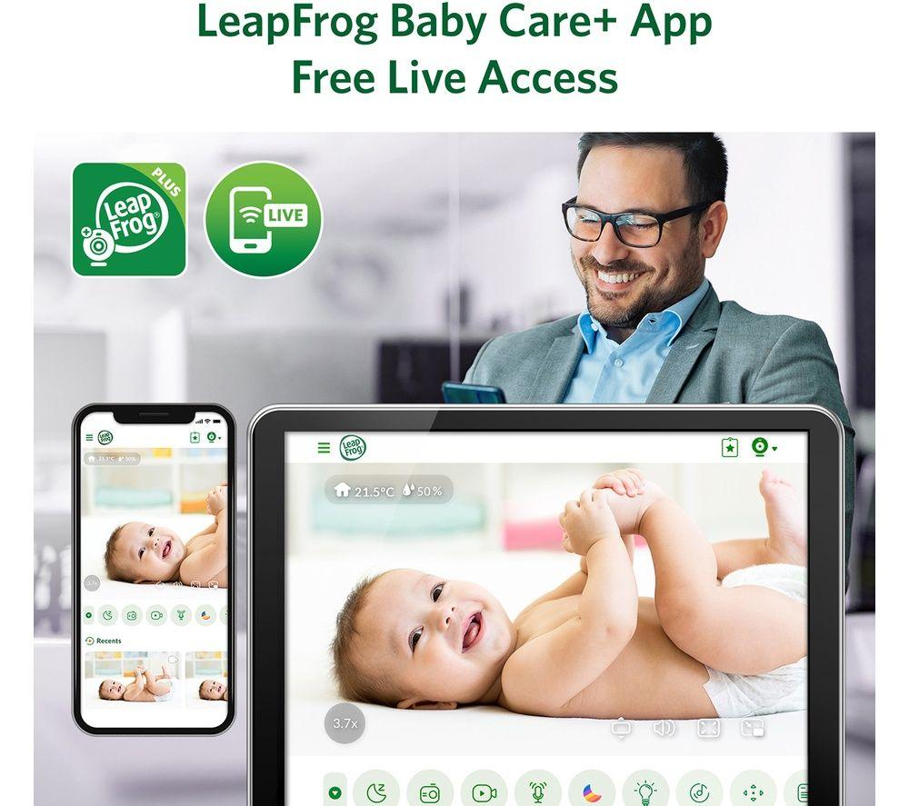 LEAPFROG LF5817HD 7" Over‑the‑Cot Smart Baby Monitor - White image number 6 of 6