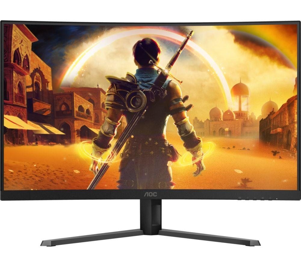 AOC C32G42ZE Full HD 32" Curved VA Gaming Monitor - Black image number 5 of 8