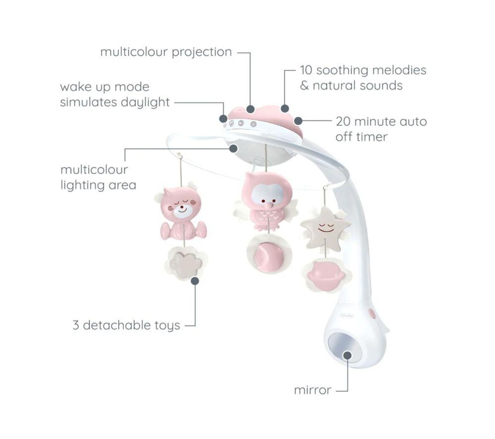 INFANTINO IF004914 Projector Musical Mobile - Pink image number 2 of 2