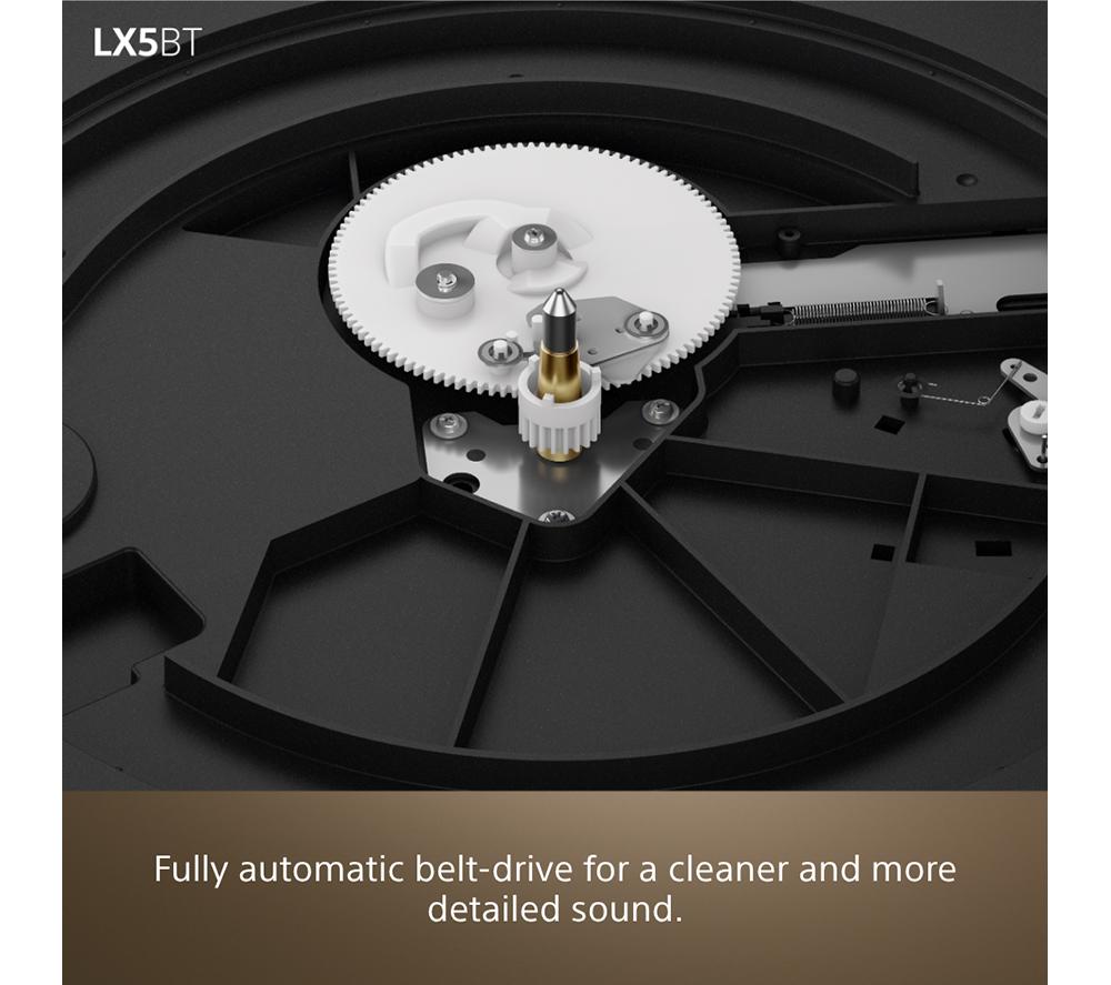 SONY PS-LX5BT Belt Drive Bluetooth Turntable - Black image number 6 of 13