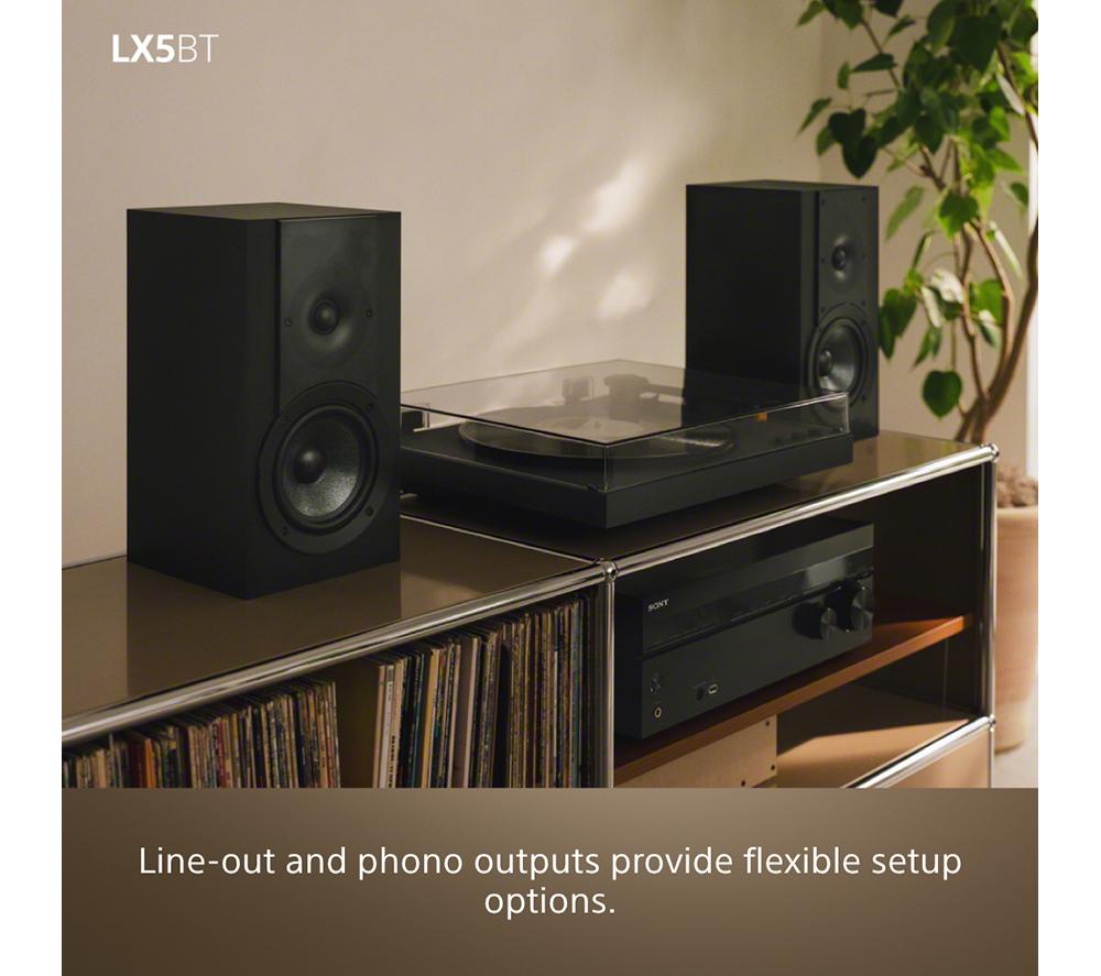 SONY PS-LX5BT Belt Drive Bluetooth Turntable - Black image number 10 of 13