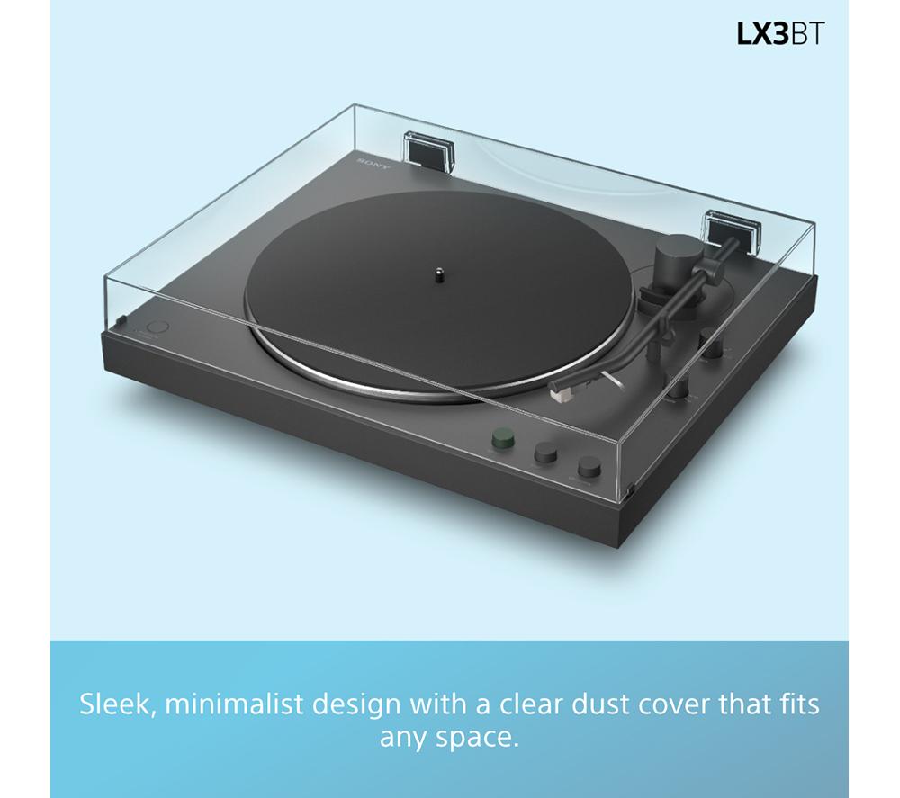 SONY PS-LX3BT Belt Drive Bluetooth Turntable - Black image number 3 of 11