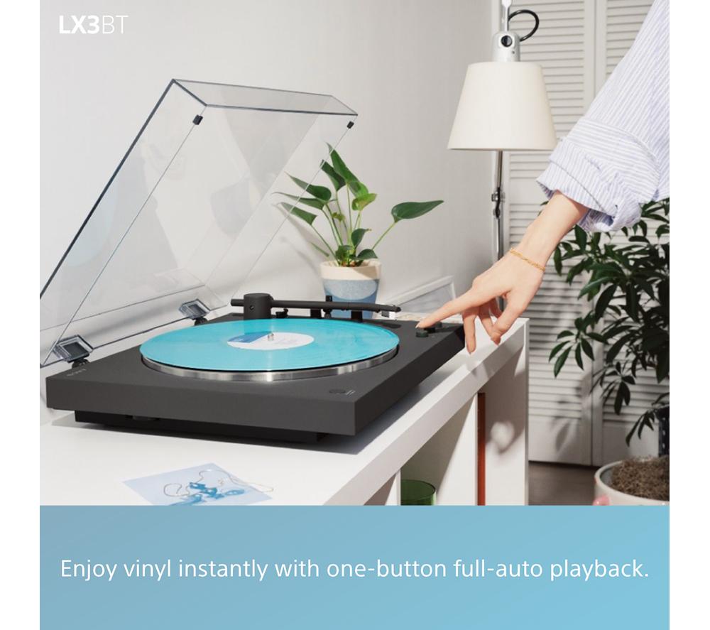 SONY PS-LX3BT Belt Drive Bluetooth Turntable - Black image number 5 of 11
