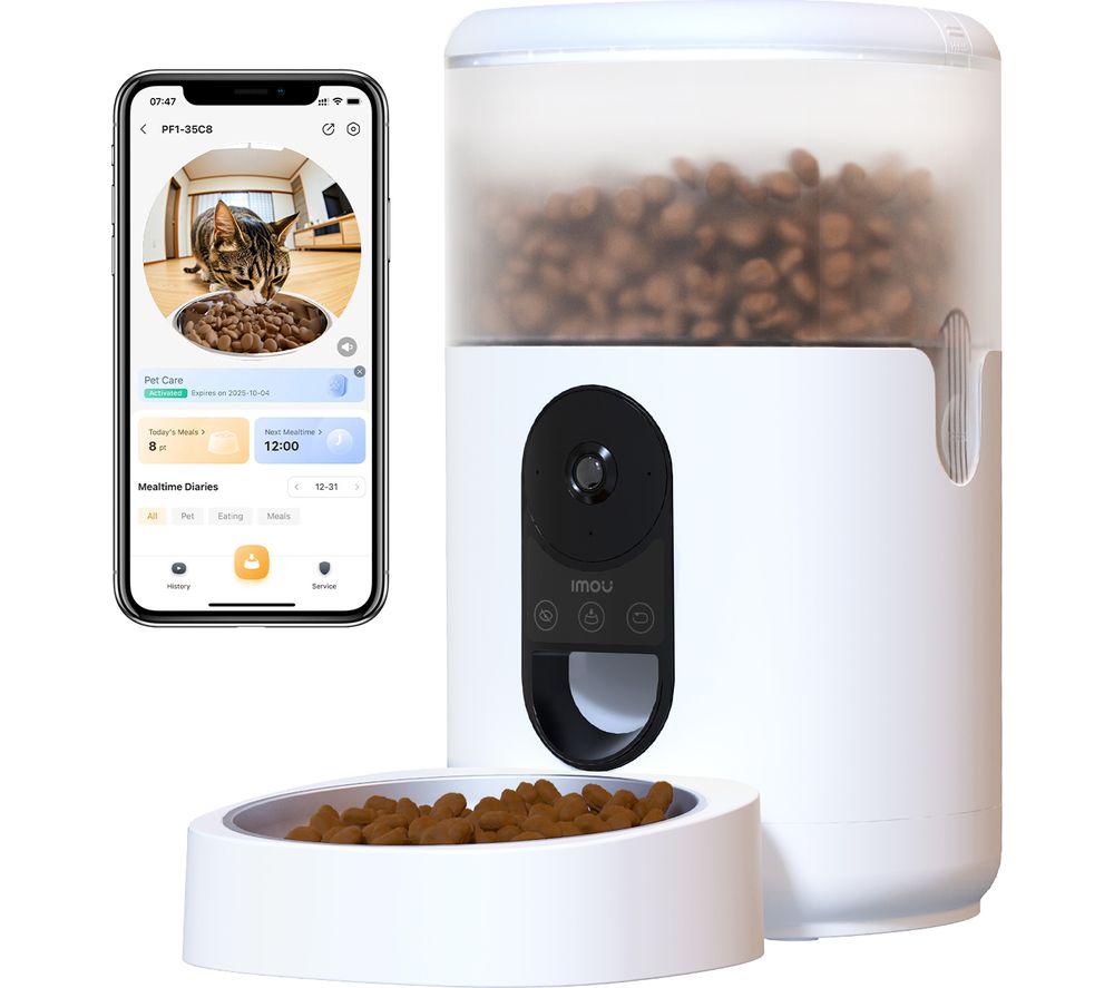 IMOU PF1 Smart Pet Feeder - White image number 4 of 9