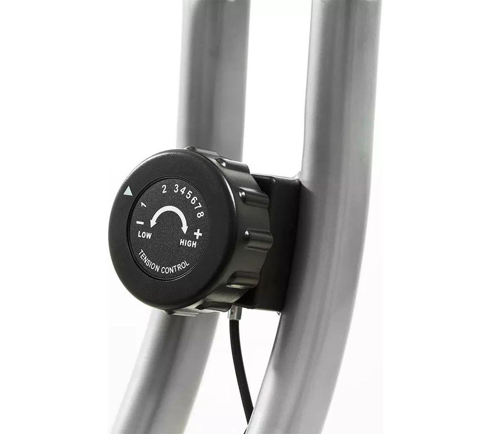XTERRA Fitness FB150 Folding Exercise Bike - Silver & Blue image number 2 of 5