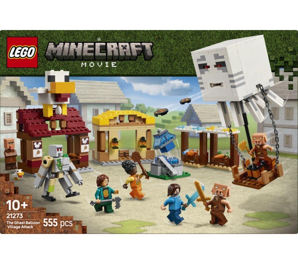 LEGO Minecraft 21273 The Ghast Balloon Village Attack Set image number 3 of 5