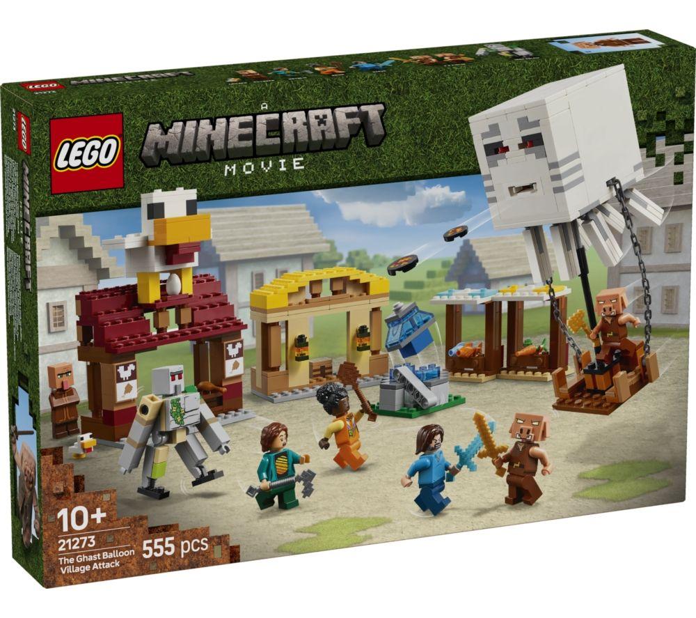 LEGO Minecraft 21273 The Ghast Balloon Village Attack Set image number 4 of 5