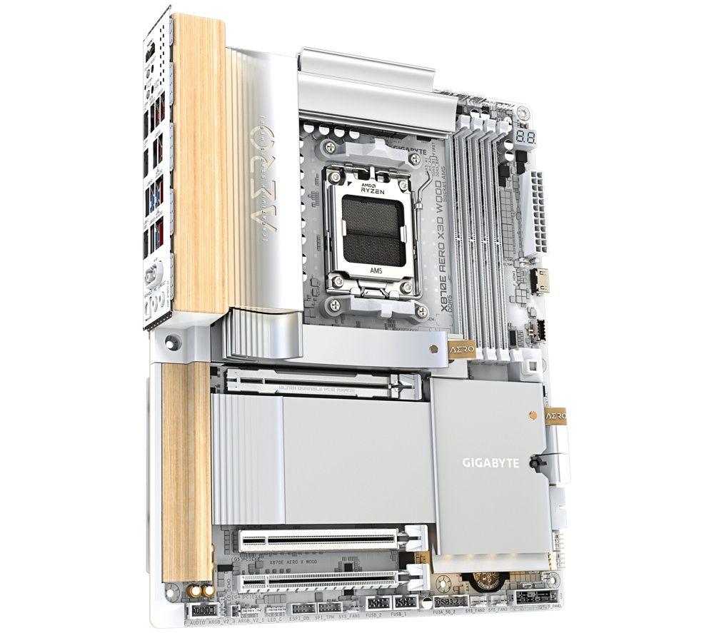 GIGABYTE AERO X3D WOOD X870E AM5 Motherboard image number 3 of 4