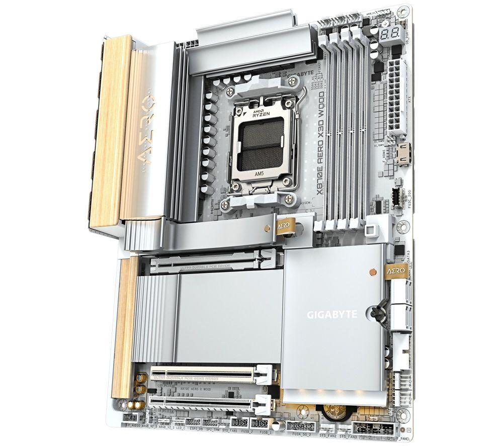 GIGABYTE AERO X3D WOOD X870E AM5 Motherboard image number 4 of 4