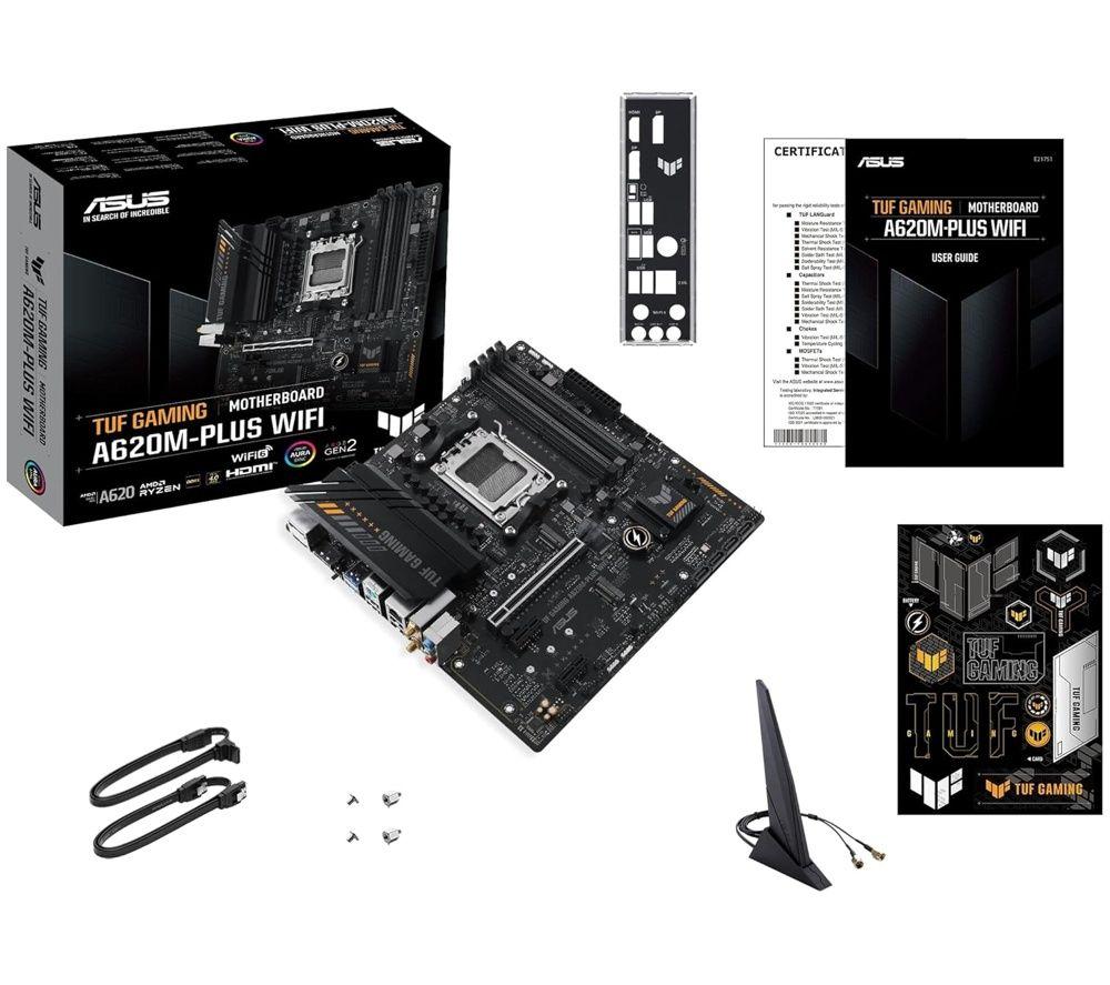 ASUS TUF GAMING A620AM-Plus WiFi AM5 Motherboard image number 3 of 7
