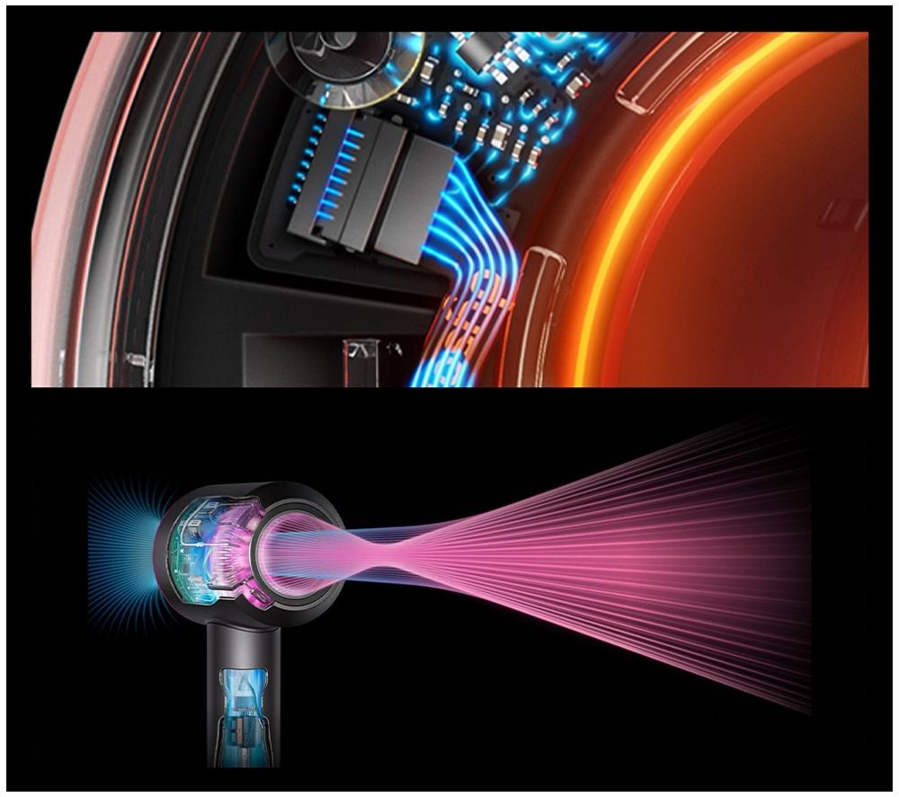 DYSON Supersonic Nural Straight+Wavy Hair Dryer - Red Velvet image number 4 of 9