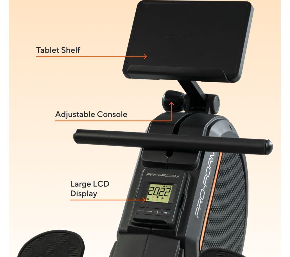 PROFORM 550R Folding Smart Bluetooth Rowing Machine - Black image number 5 of 7