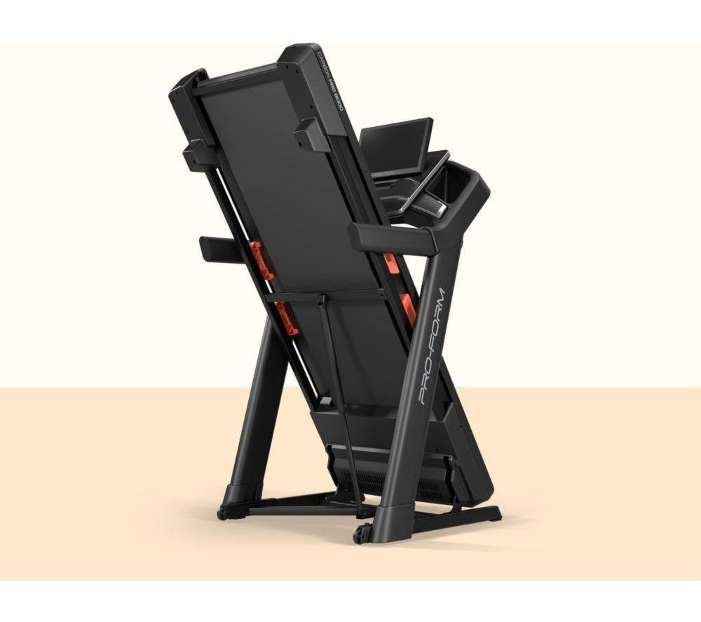 PROFORM Carbon Pro 9000 Folding Smart Bluetooth Treadmill - Black image number 2 of 7