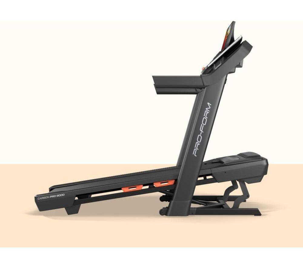 PROFORM Carbon Pro 9000 Folding Smart Bluetooth Treadmill - Black image number 3 of 7