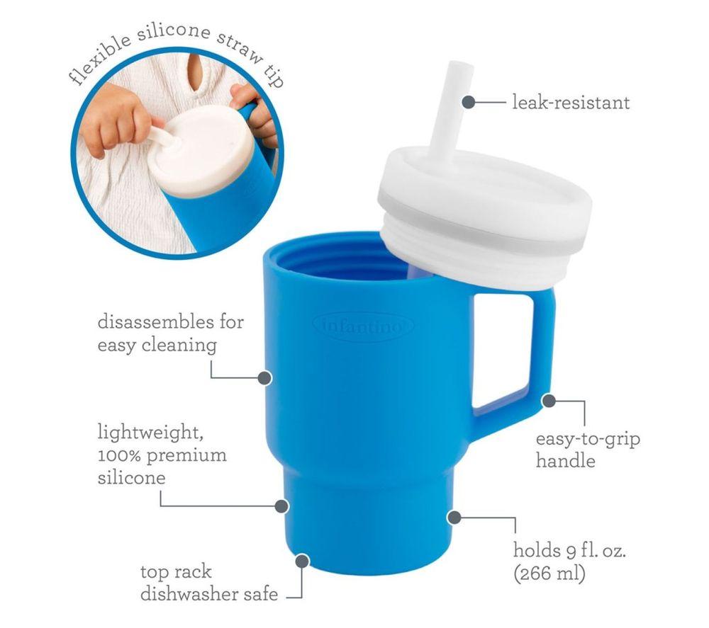 INFANTINO My First Tumbler - Ocean, 266 ml image number 2 of 3