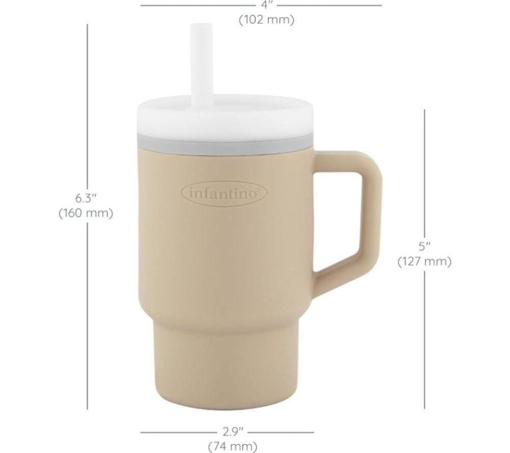 INFANTINO My First Tumbler - Sand, 266 ml image number 3 of 3