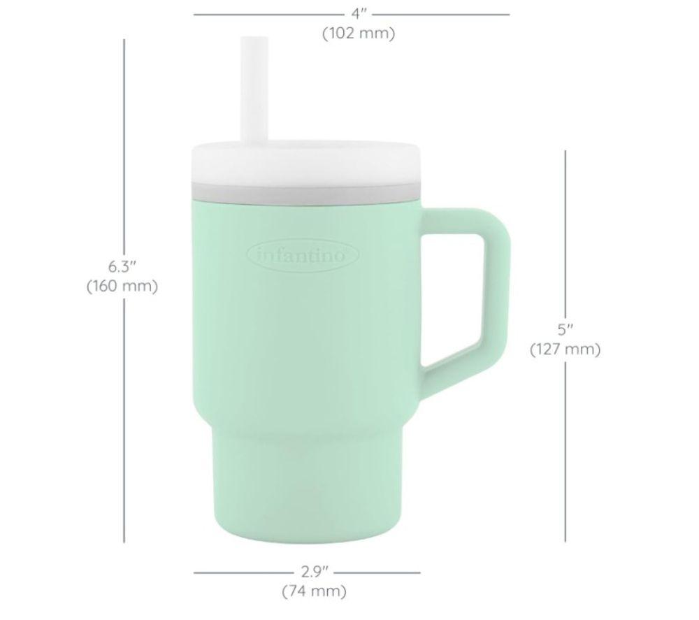 INFANTINO My First Tumbler - Mint, 266 ml image number 2 of 3