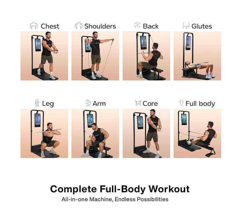 SPEEDIANCE Gym Monster 2 Family Plus All-in-One Smart Gym - Black image number 7 of 13