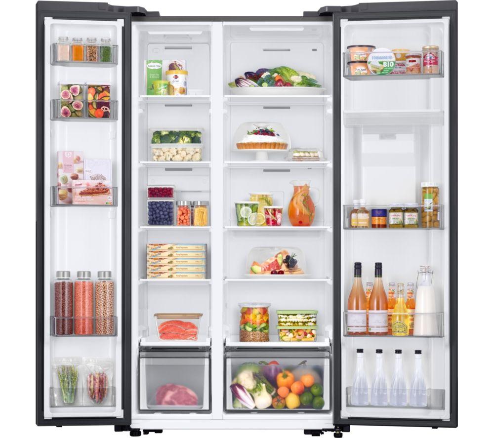 SAMSUNG Bespoke AI Series 7 SpaceMax RS57DG410EM9EU Smart American-Style Fridge Freezer - Silver image number 2 of 9