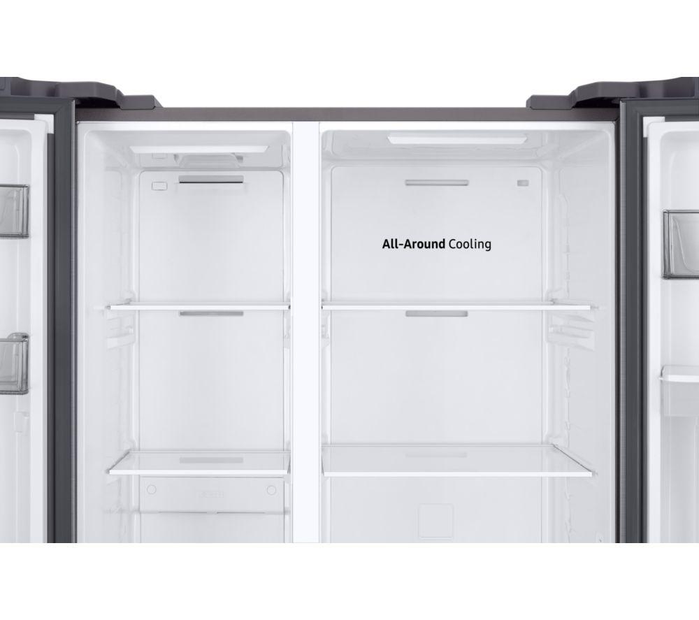 SAMSUNG Bespoke AI Series 7 SpaceMax RS57DG410EM9EU Smart American-Style Fridge Freezer - Silver image number 5 of 9