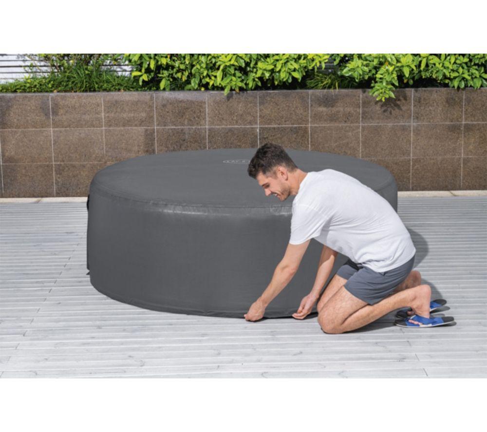 LAY-Z-SPA BW60317 Small Round Thermal Hot Tub Cover - Grey image number 4 of 4