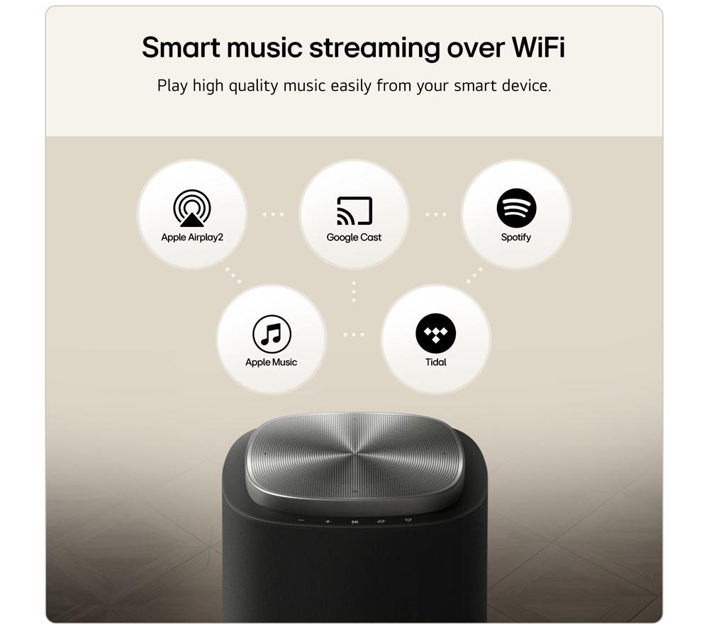 LG Sound Suite M5 Wireless Multi-room Speaker - Black image number 8 of 12
