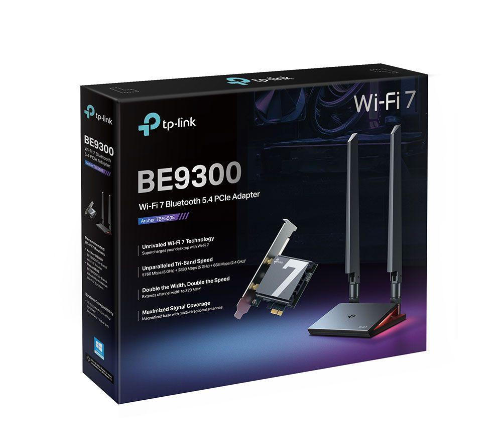 TP-LINK Archer TBE550E Wireless & Bluetooth PCIe Adapter image number 8 of 8
