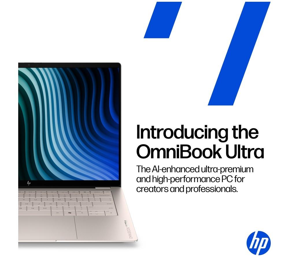 HP OmniBook Ultra Next Gen AI 14" Laptop - Intel&reg; Core&trade; Ultra 7, 2 TB SSD, Silk Sand image number 4 of 27