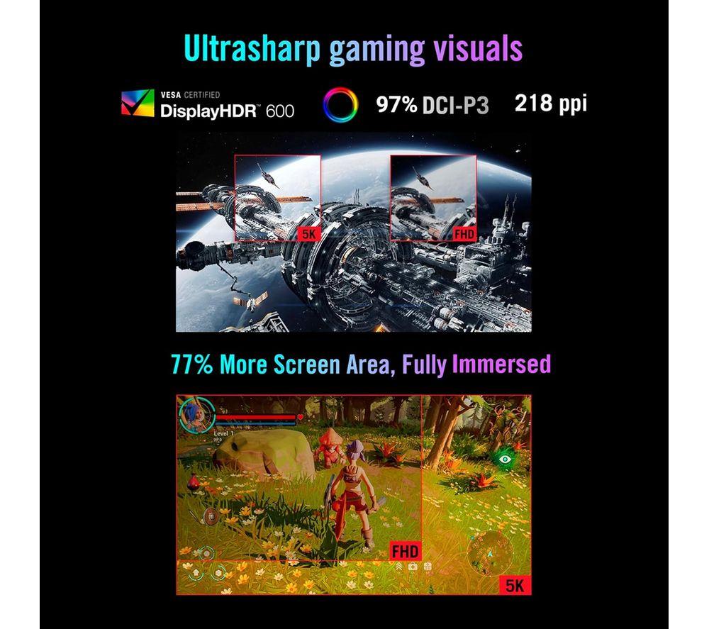 ASUS ROG STRIX XG27JCG 5K Ultra HD 27" IPS LED Gaming Monitor - Black image number 4 of 6