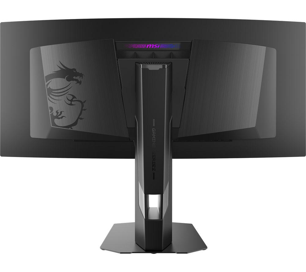 MSI MPG 341CQR X36 Quad HD 34" Curved Quantum Dot QD-OLED Gaming Monitor - Black image number 4 of 13