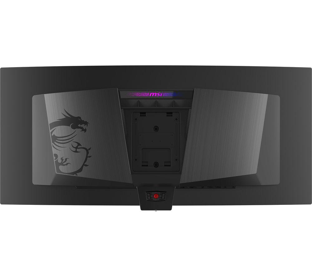 MSI MPG 341CQR X36 Quad HD 34" Curved Quantum Dot QD-OLED Gaming Monitor - Black image number 5 of 13