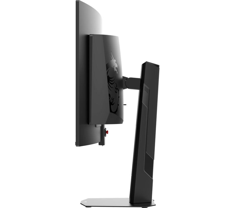 MSI MPG 341CQR X36 Quad HD 34" Curved Quantum Dot QD-OLED Gaming Monitor - Black image number 6 of 13