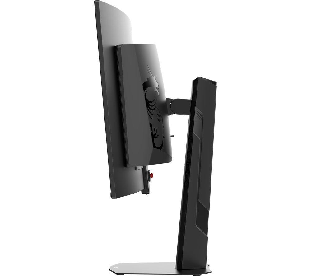 MSI MPG 341CQR X36 Quad HD 34" Curved Quantum Dot QD-OLED Gaming Monitor - Black image number 8 of 13